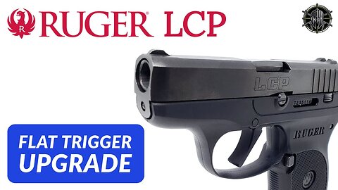 Ruger LCP Flat Trigger Upgrade - Custom Ruger LCP Aftermarket Parts by M*CARBO! Ruger LCP1 Only.