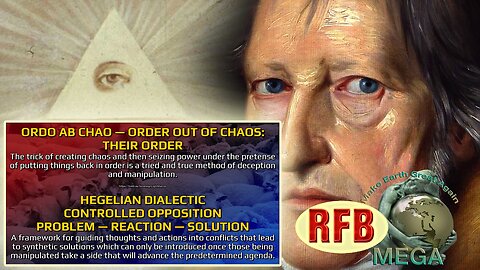 HEGELIAN DIALECTIC - CONTROLLED OPPOSITION - ORDO AB CHAO - THEIR PRE-PLANNED ORDER OUT OF PURPOSELY MANUFACTURED CHAOS | War or worse In next 30 days. Be ready Things are coming from every angle.