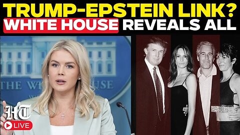 US News Live | White House Reveals Truth About Trump’s Signature on Epstein Note | Jeffery Epstein .