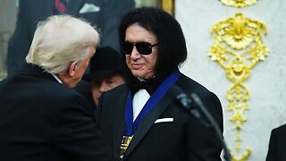 Pres Trump Awards Medals to Kennedy Center Honorees Sly Stallone, Gloria Gaynor, Kiss, George Strait, & Michael Crawford12/06/25