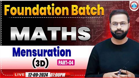 MATH CLASS, MENSURETION 3D CLASS #4