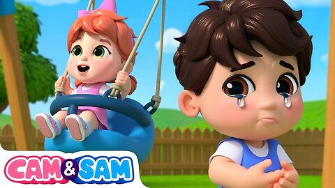 My Turn Your Turn 🛝 Sharing is Caring | Nursery Rhymes & Kids Songs | Cam & Sam