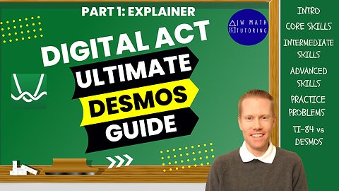 Ultimate Desmos Guide to Digital ACT Math-Part 1: Explainer