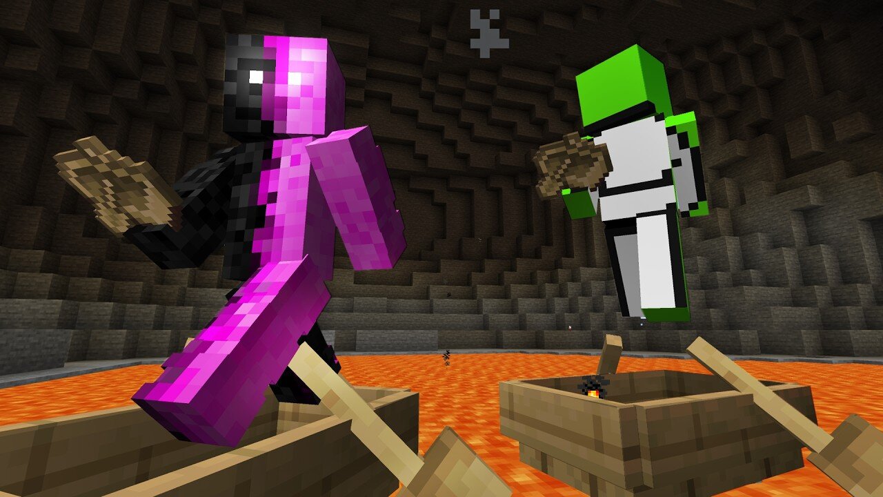 Dream VS Daquavis $100,000 Minecraft Skills Duel.