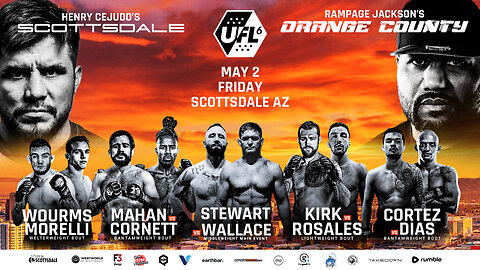 UFL 6 Scottsdale vs Orange County LIVE!