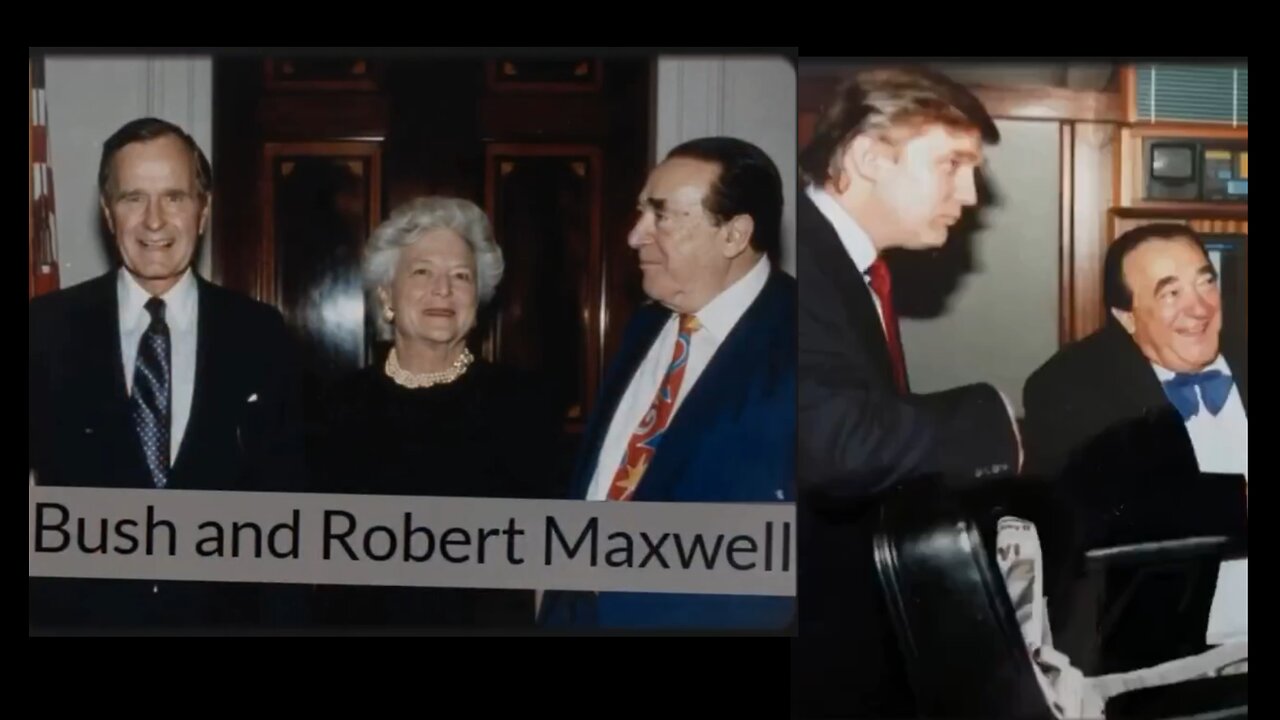 ⬛️🇺🇸 Epstein & Maxwell Connections 🇮🇱 ▪️ CIA-Mossad Blackmail Operation