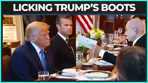 Bibi Sucks Up To Trump In The WORST WAY