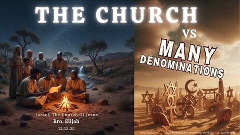 THE CHURCH VS MANY DENOMINATIONS