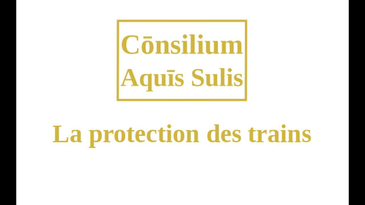 La protection des trains (Français)
