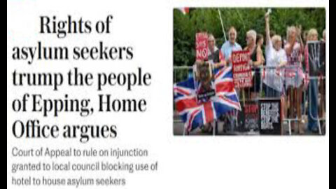 TOLD YA. Judge rules migrants' rights outweigh British people's concerns