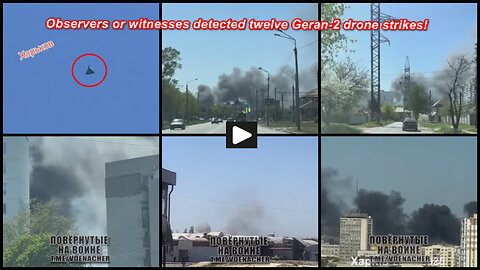Kharkiv: Russian Geran-2 drones strike industrial zone in city