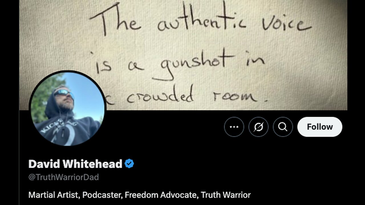David Whitehead @TruthWarriorDad