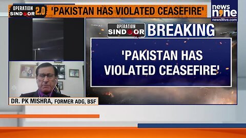 Pakistan Ceasefire Violation_ 12 Pakistani Drones Intercepted in Gujarat _ News9