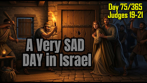 Day 75/365 - SHOCKING Day in Israel | Enslaved Virgins & Dancers #bible #judges #godless