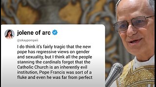 LGBTQIA+ meltdown after Pope Leo XIV standing by the Bible value of marriage