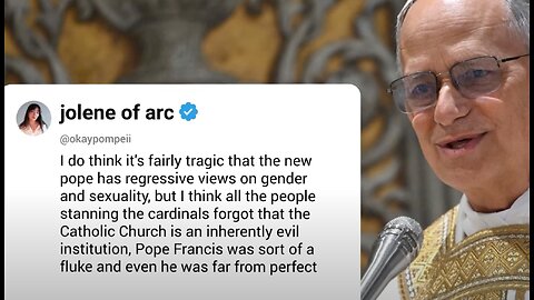 LGBTQIA+ meltdown after Pope Leo XIV standing by the Bible value of marriage