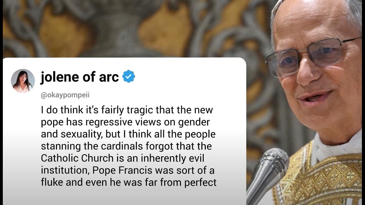 LGBTQIA+ meltdown after Pope Leo XIV standing by the Bible value of marriage