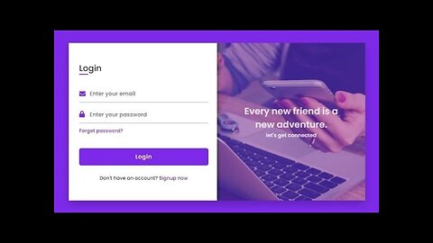 Modern Login Form Using HTML & CSS | Responsive Design 2025 #live #livestream #livestreaming