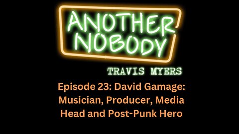 David Gamage: Musician, Producer, Media Head and Post-Punk Hero