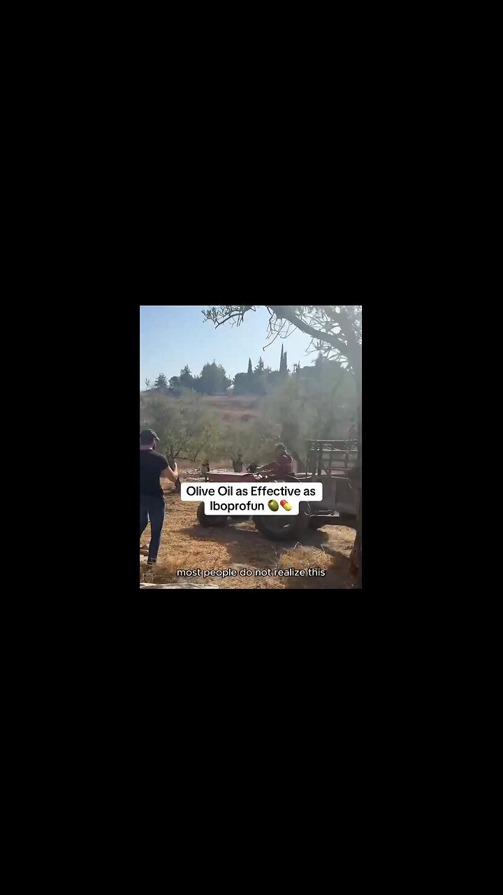 Fresh, high-quality Olive Oil works same way Ibuprofen does to reduce Inflammation