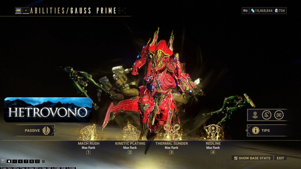 [Warframe] Gauss Prime Ability Breakdown