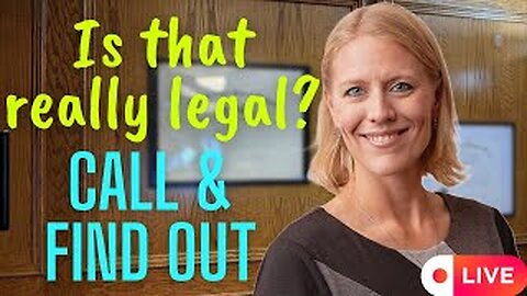 Liberty Lawyer takes YOUR legal questions LIVE! S4E18
