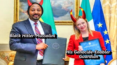 Italy: Teacher Threatens PM Meloni's Daughter: Meloni Helped Black Mussolini Kill Ethiopian Children