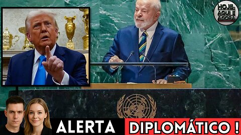 Trump ameaça delegação brasileira na ONU: sinal vermelho diplomático @HojeAquieAgora
