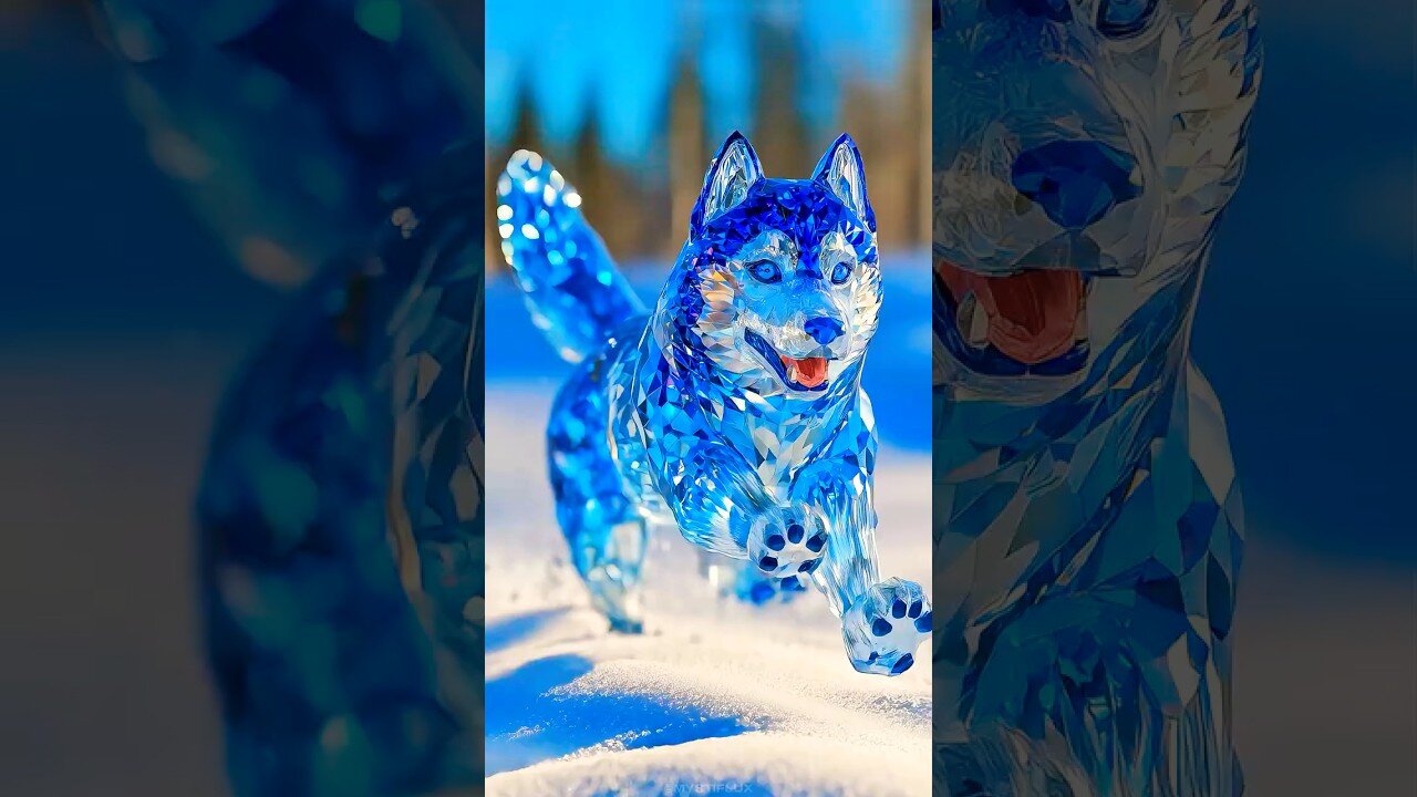 Dogs + Gems Part 2 (Husky, Labrador, Golden Retriever, Border Collie)