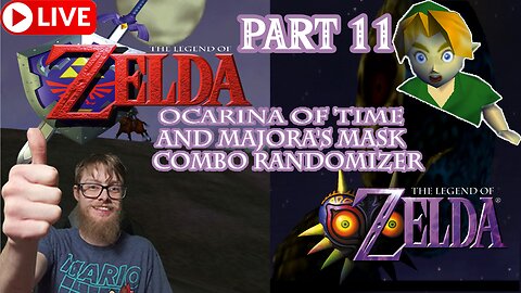 🔴 PART11! Zelda Ocarina of Time/Majora's Mask Combo Randomizer! Actual N64 Hardware!! 1440p!