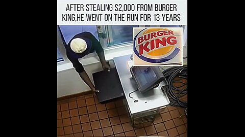 After stealing $2,000 from Burger King, he stayed on the run for 13 years #BurgerKing #japd