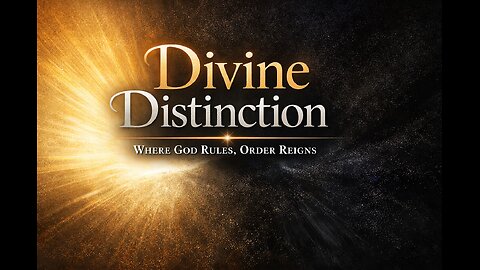 God and Order-Divine Distinction: Where God Rules, Order Reigns. ✨ #justice #god #jesuschrist #hope