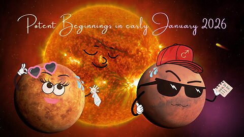Who do I need to be now? ✨Venus & Mars Cazimi 6-9 January 2026 ✨ Begin Anew with Vision & Purpose