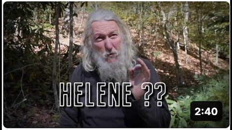 "Eustace Conway: Helene Body Count"