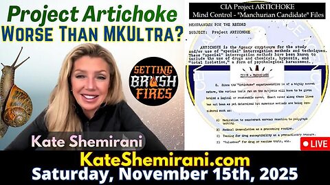 Upend It All: Project Artichoke, MK Ultra, Unlocking The Mind, Illicit Drugs & The Push To Control