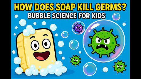 How Does Soap Kill Germs? – Bubble Science for Kids!