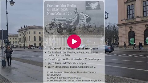 15.03.2025 - 15. Friedensfahrt - Berlin