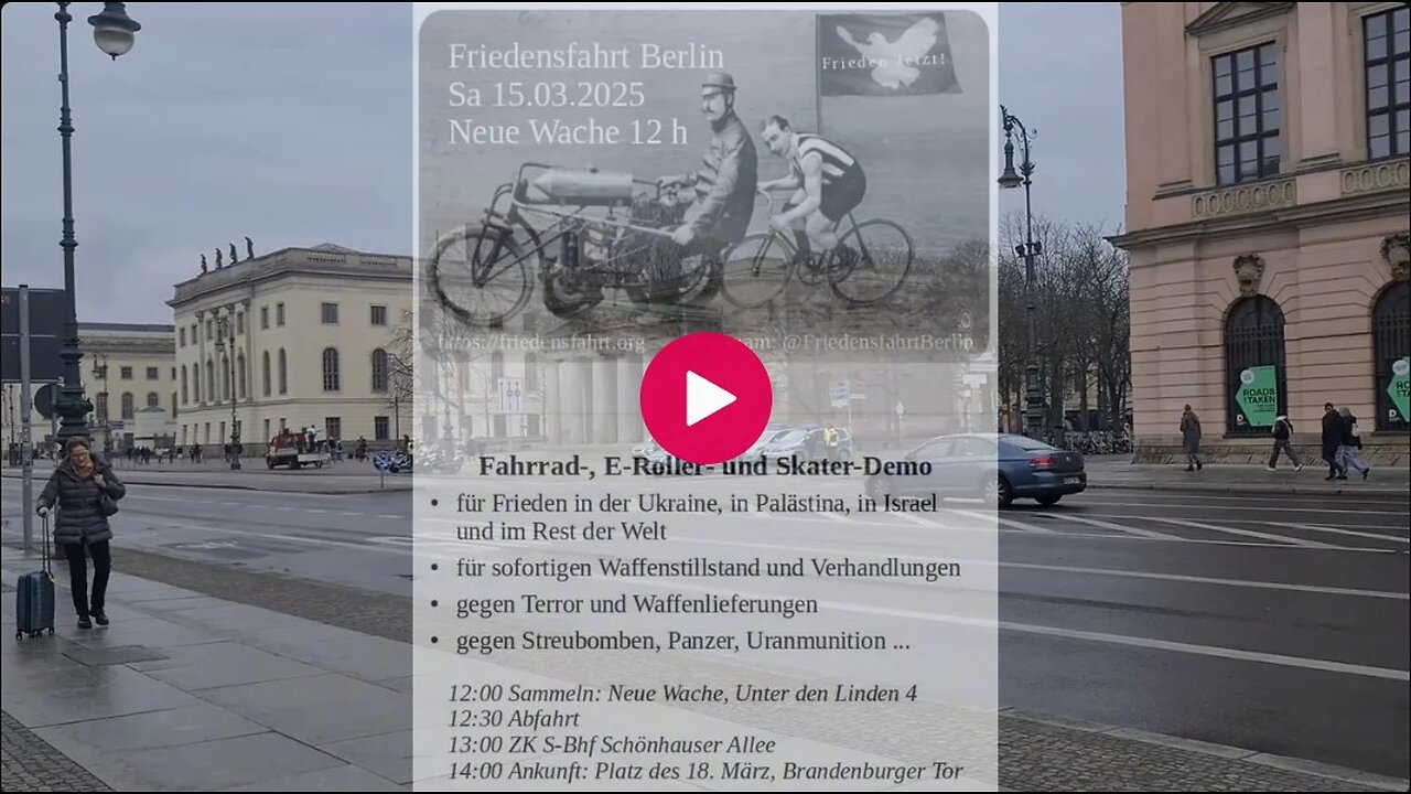 15.03.2025 - 15. Friedensfahrt - Berlin