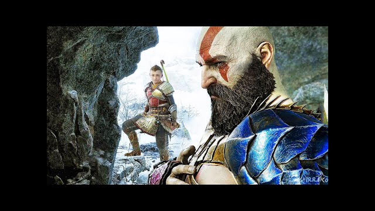 Atreus Leaves Norse Realm & Kratos Crying Ending Scene (God of War Ragnarok) 4K ULTRA HD