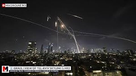 LIVE ISRAEL Tel Aviv skyline following Israel attack on Iran