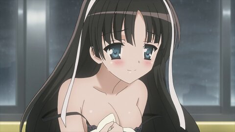 Aria: The Scarlet Ammo - Shirayuki undressing