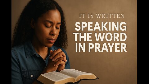 It Is Written: Speaking the Word in Prayer | Session 3