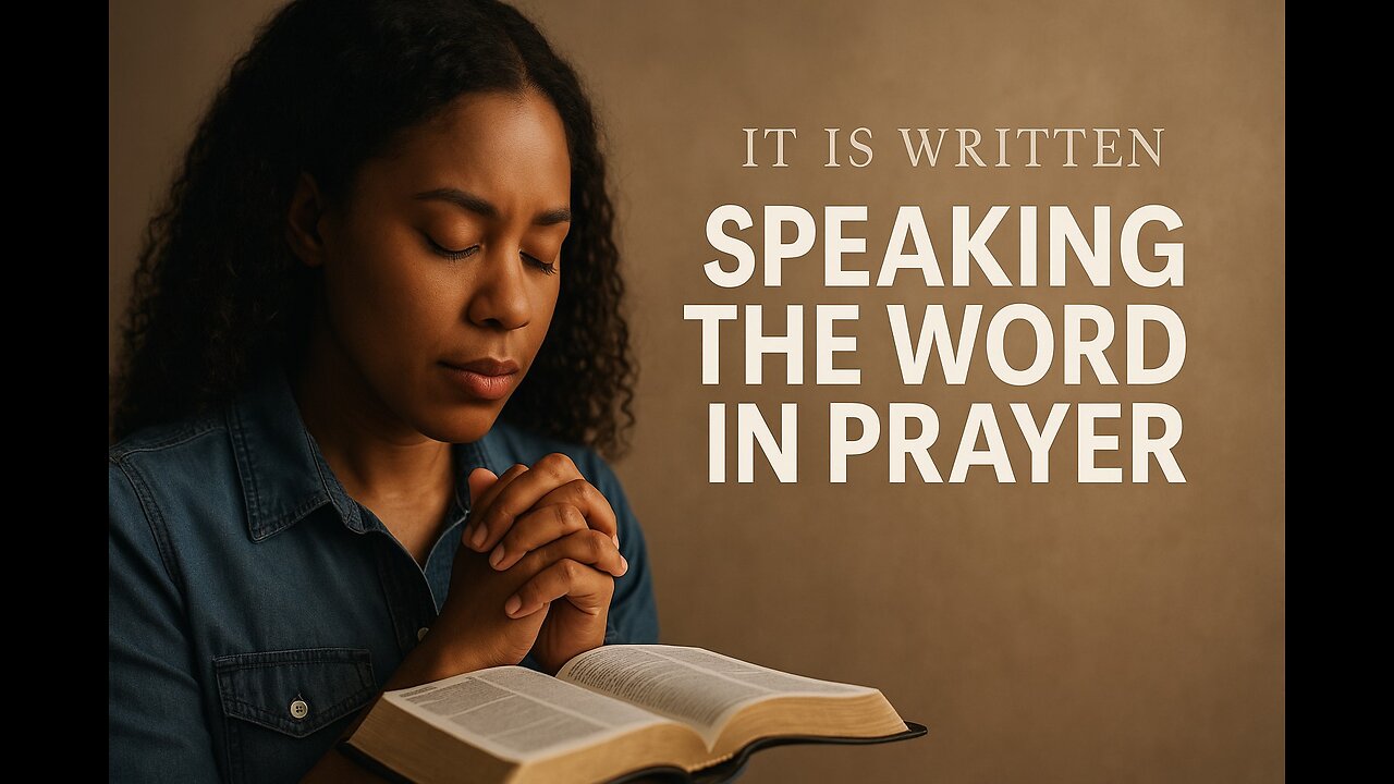 It Is Written: Speaking the Word in Prayer | Session 3