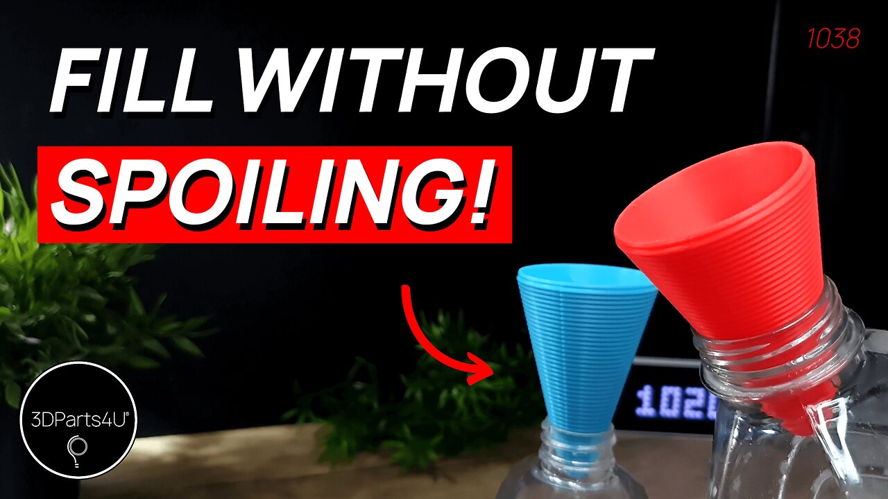 🍼 Handy 3D Prints - Bottle Filler - Bottle Filling - Practical 3D Prints