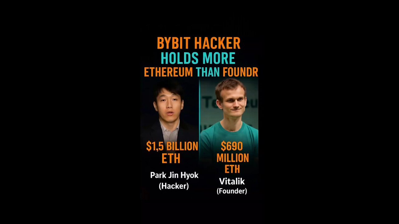 Bybit Hacker Holds More Ethereum Than the Founder?! #cryptonews #crypto #ethereum #bitcoin