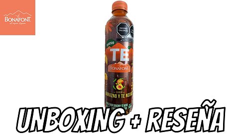 TE BONAFONT SABOR DURAZNO Y TÉ NEGRO - BONAFONT
