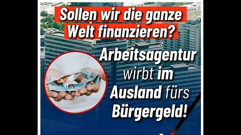 Werbevideo der Arbeitsagentur von Andrea Nahles (SPD) auf arabisch ...