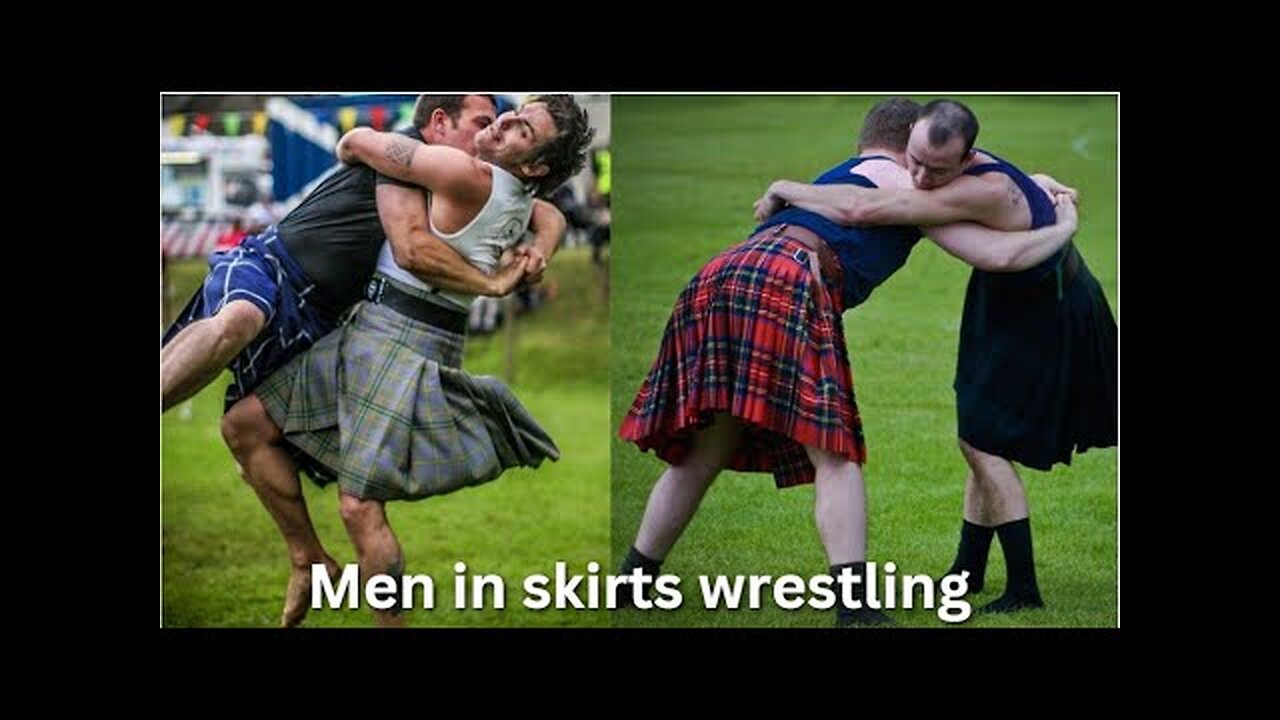 Men Wrestling in Skirts | Scottish Backhold Wrestling