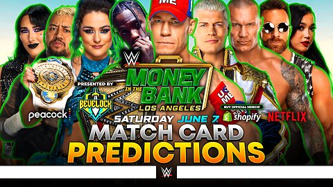 WWE Money in the Bank 2025 - Match Card Predictions [v2] | Bevelock