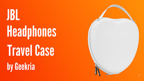 JBL Over-Ear Headphones Travel Case, Hard Shell Headset Carrying Case | Geekria
